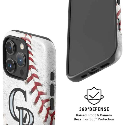 MLB Colorado Rockies Game Ball iPhone 16 Pro Magsafe Impact Case